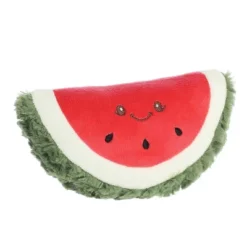 Ebba Small Watermelon Precious Produce Adorable Baby Stuffed Animal Red 7"