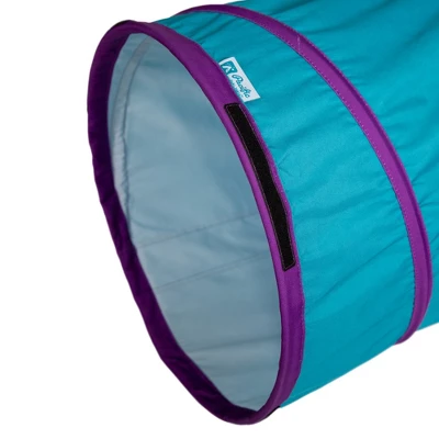 Pacific Play Tents Kids Institutional Tunnel - Teal/Purple - Image 3