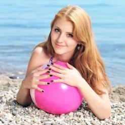 Big Mo's Toys Flamingo Inflatable Beach Balls - 12 In - 12 Pack