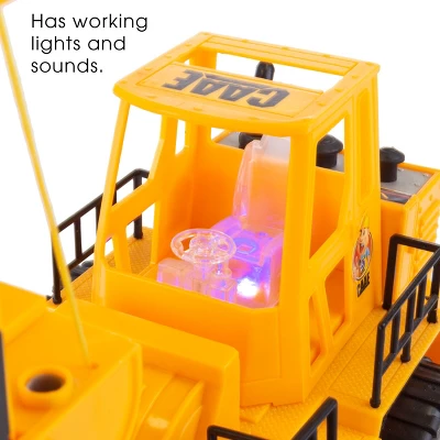 Toy Time Kids' 1:24 Scale Remote Control Forklift - Yellow/Black - Image 3