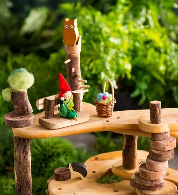 HearthSong - Tree Fort Super Saver Wooden Dollhouse Playset For Kids - Image 2