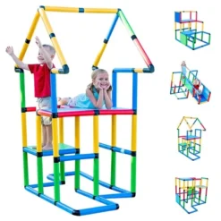 Funphix Create And Play Life Size Structures - "Deluxe Set 296 PCS"