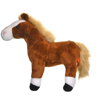 Wild Republic Cuddlekins Standing Brown Horse Stuffed Animal, 12 Inches - Image 2
