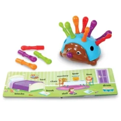 Learning Resources Spike The Fine Motor Hedgehog First Words Book Set