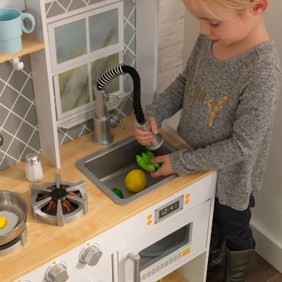 Kidkraft Let's Cook Wooden Play Kitchen - Image 5
