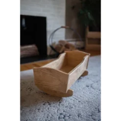 Remley Rebekah’s Collection Kids Wooden Doll Cradle - Ships Assembled