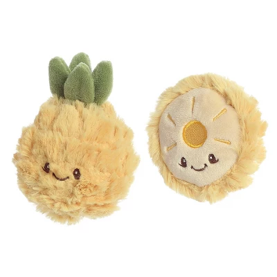 Ebba Mini Pineapple Rattle & Crinkle Set Precious Produce Adorable Baby Stuffed Animal Yellow 4" - Image 4