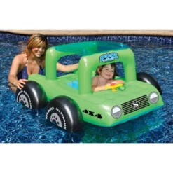 Swimline 41” All Terrain Vehicle Inflatable Children's 1-Person Swimming Pool Float - Green/Black
