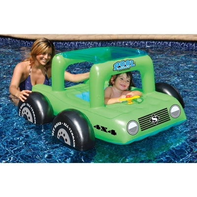 Swimline 41” All Terrain Vehicle Inflatable Children's 1-Person Swimming Pool Float - Green/Black