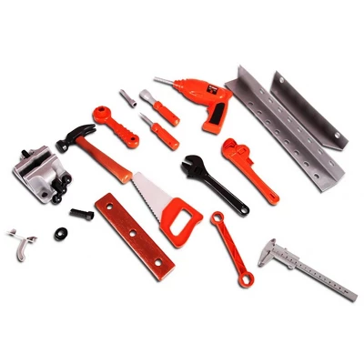 Link Ready! Set! Play!16" Pretend Play Tool Set Workbench For Kids - Image 5