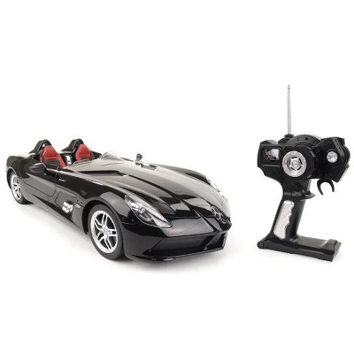Ready! Set! Go! Link 1:12 RC Mercedes-Benz SLR Radio Remote Control Licensed Model Car - Black & Silver