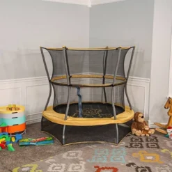 Skywalker Trampolines ActivPlay 60" Round Safari Explorer Mini Bouncer With Enclosure