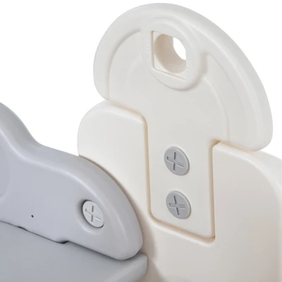 4-in-1 Kids Slide With Bus Play Structure Climber And Basketball Hoop, Freestanding Bus Climber With Slide For Toddlers-ModernLuxe - Image 9