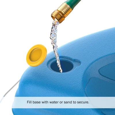 Toy Time Soccer Rebounder- Reflex Training Set With Fillable Weighted Base And Ball With Adjustable String Attached - Image 4