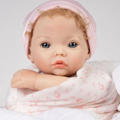 Paradise Galleries Realistic Newborn Doll - Forever Yours Golden, 7-Piece Reborn Doll Gift Set With Magnetic Pacifier - Image 2