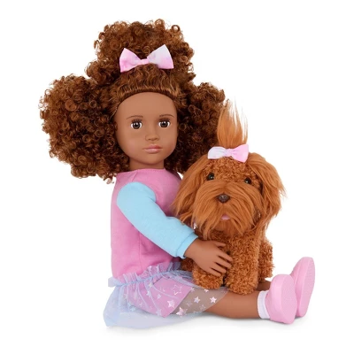 Our Generation Safie & Ginger 18" Doll & Pet Puppy Set - Image 2