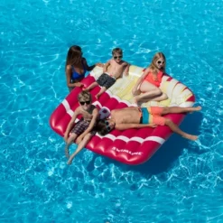 Swim Central 69" Inflatable French Fries Swimming Pool Float