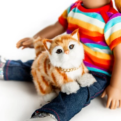 The Queen's Treasures Orange Tabby Kitty Cat Pet For 18 Inch Dolls - Image 3