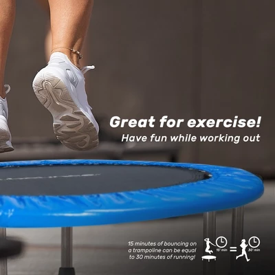 New Bounce Mini Trampoline - 40" Foldable Trampoline - Max Of 220 Lbs - Image 5