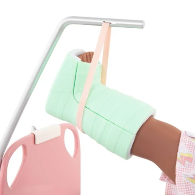 Our Generation Adjustable Hospital Bed & Doctor Set For 18" Dolls - Get Well Bed - Image 5