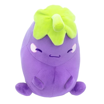 Toynk MochiOshis Eggplant 10-Inch Character Plush Toy | Murasaki Nasukkoshi - Image 2
