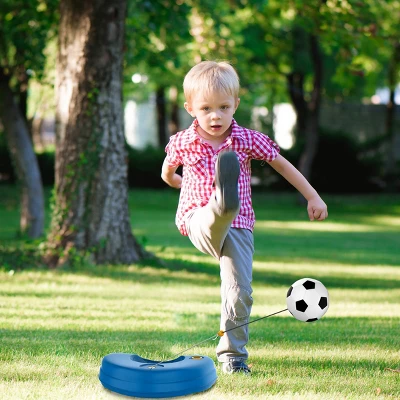 Toy Time Soccer Rebounder- Reflex Training Set With Fillable Weighted Base And Ball With Adjustable String Attached - Image 5