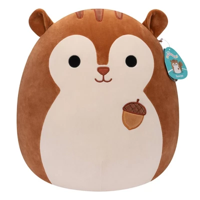 Squishmallows 16" Sawyer The Brown Squirrel With Acorn Plush Toy - Image 6