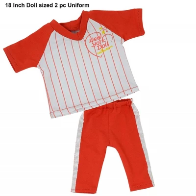The New York Doll Collection 18 Inch Doll Baseball Set - Image 3