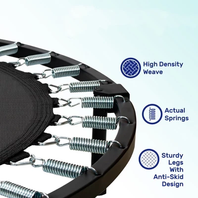 New Bounce Mini Trampoline - 40" Foldable Trampoline - Max Of 220 Lbs - Image 2