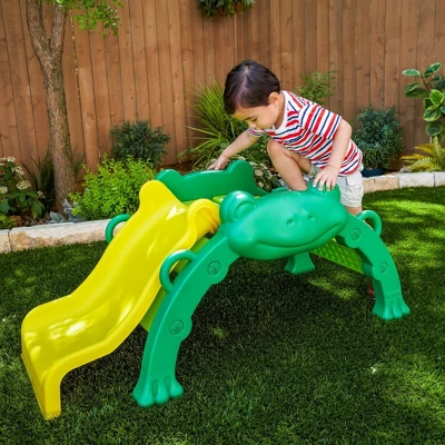 KidKraft Hop And Slide Frog Toddler Climber For Gross Motor Skills - Image 4