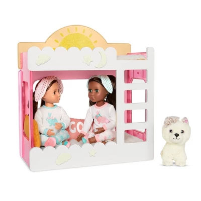 Glitter Girls Comfy Clouds Bunk Bed 14" Doll Furniture Set - Image 2