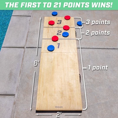 GoSports Tossski Shuffleboard Cornhole Game Set - Image 2
