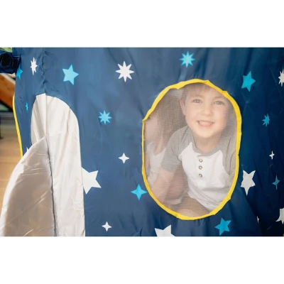 Chuckle & Roar Spaceship Pop-Up Kids' Play Tent - Image 5