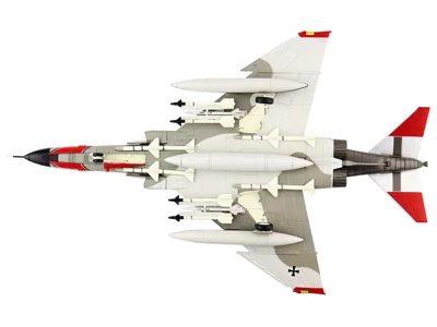 McDonnell Douglas F-4F Phantom II "Norm 81" Fighter Aircraft "JG 71 "Air Power Series" 1/72 Diecast Model By Hobby Master - Image 4