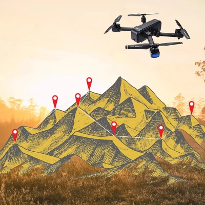 Contixo F22 Drone Wi-Fi, GPS Auto Hover Return Home, Camera, 4K FHD Camera - Gesture Control, Custom Flight Path, Follow Me, Carrying Case - Image 6