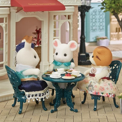 Calico Critters Town Series Marshmallow Mouse, Collectible Doll Figure With Fashion Accessories - Image 2