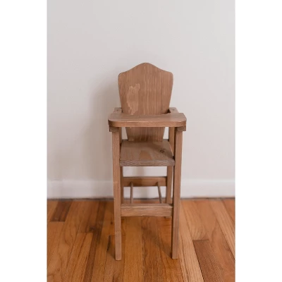 Remley Rebekah’s Collection Kids Wooden Doll Furniture High Chair - Ships Assembled
