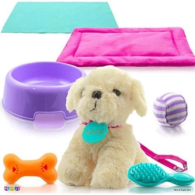 Plush Stuffed Puppy Dog 9 PCS Set For Baby Doll Accessories Fits For 18’’ American Girl Dolls - Play22Usa - Image 6