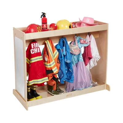 ECR4Kids Streamline Dress-Up Island, Costume Organizer, Natural - Image 2