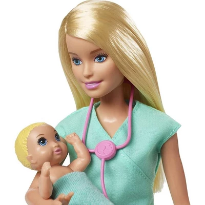 Barbie Baby Doctor Playset With Blonde Doll, 2 Infant Dolls - Image 4