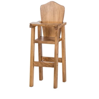Remley Rebekah’s Collection Kids Wooden Doll Furniture High Chair - Ships Assembled - Image 3