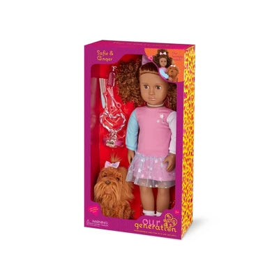 Our Generation Safie & Ginger 18" Doll & Pet Puppy Set - Image 5