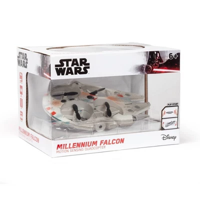 World Tech Toys Star Wars Millennium Falcon Motion Sensing Drone Quadcopter - Image 3