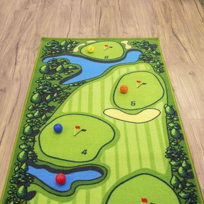 GoSports Pure Putt Challenge Mini Golf Course Putting Rug - 18pc - Image 3
