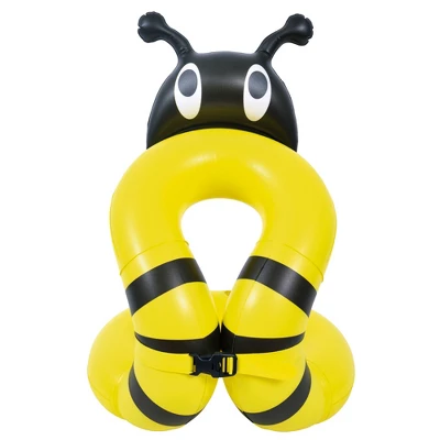 Pool Central 16" Inflatable Honey Bee Swimming Pool Vest - Age 2-6