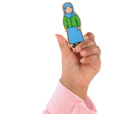 The Freckled Frog Wooden Village People - 42 Pieces