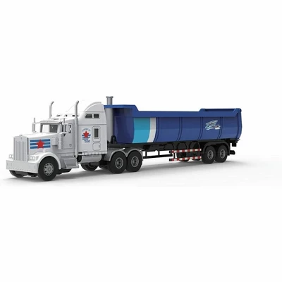 Big Daddy Big Rig Heavy Duty Tractor Trailer Transport Series Dump Truck - Image 2